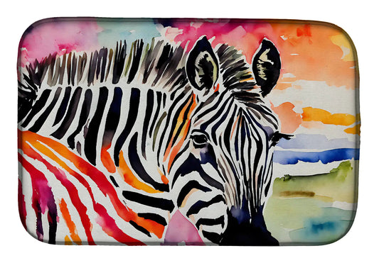 Zebra Dish Drying Mat WEM Support (www.WEM.support)