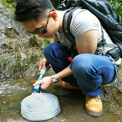 Tragbarer Outdoor-Wasserreiniger WEM Support (www.WEM.support)