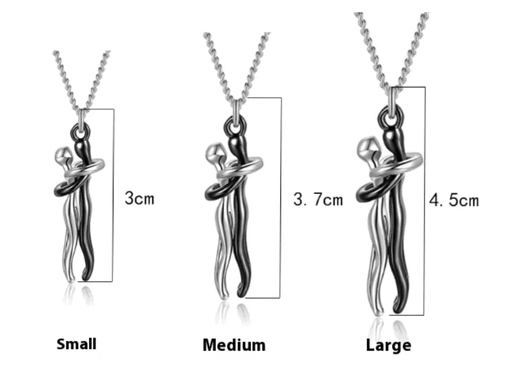 Affectionate Hug Pendant Necklace HejK.com