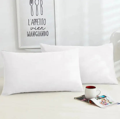 A Pair Of Pure Color Cotton Pillowcases WEM Support (www.WEM.support)