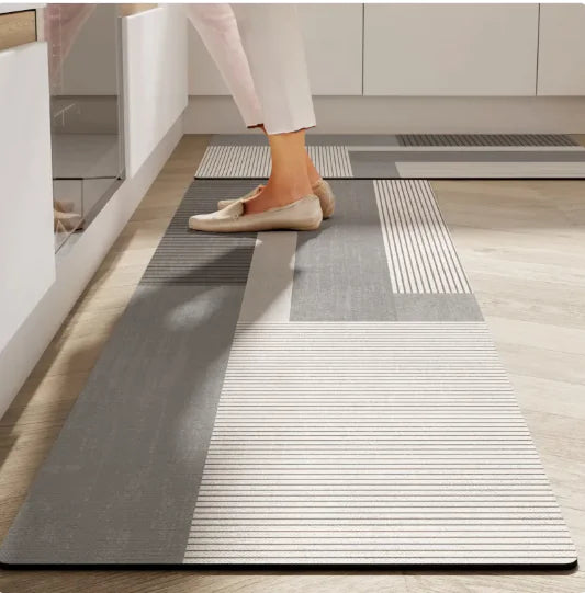 Tapete de Cozinha Absorvente Antiderrapante