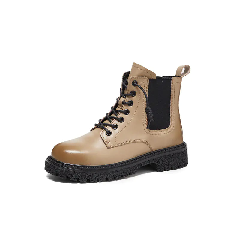 Thick-soled Leather Martin Boots for Women HejK.com Marketplace LLC