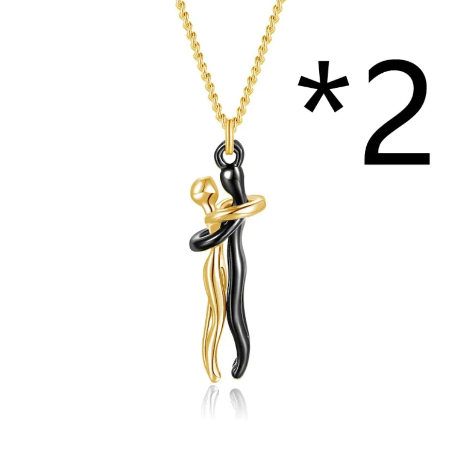 Affectionate Hug Pendant Necklace HejK.com