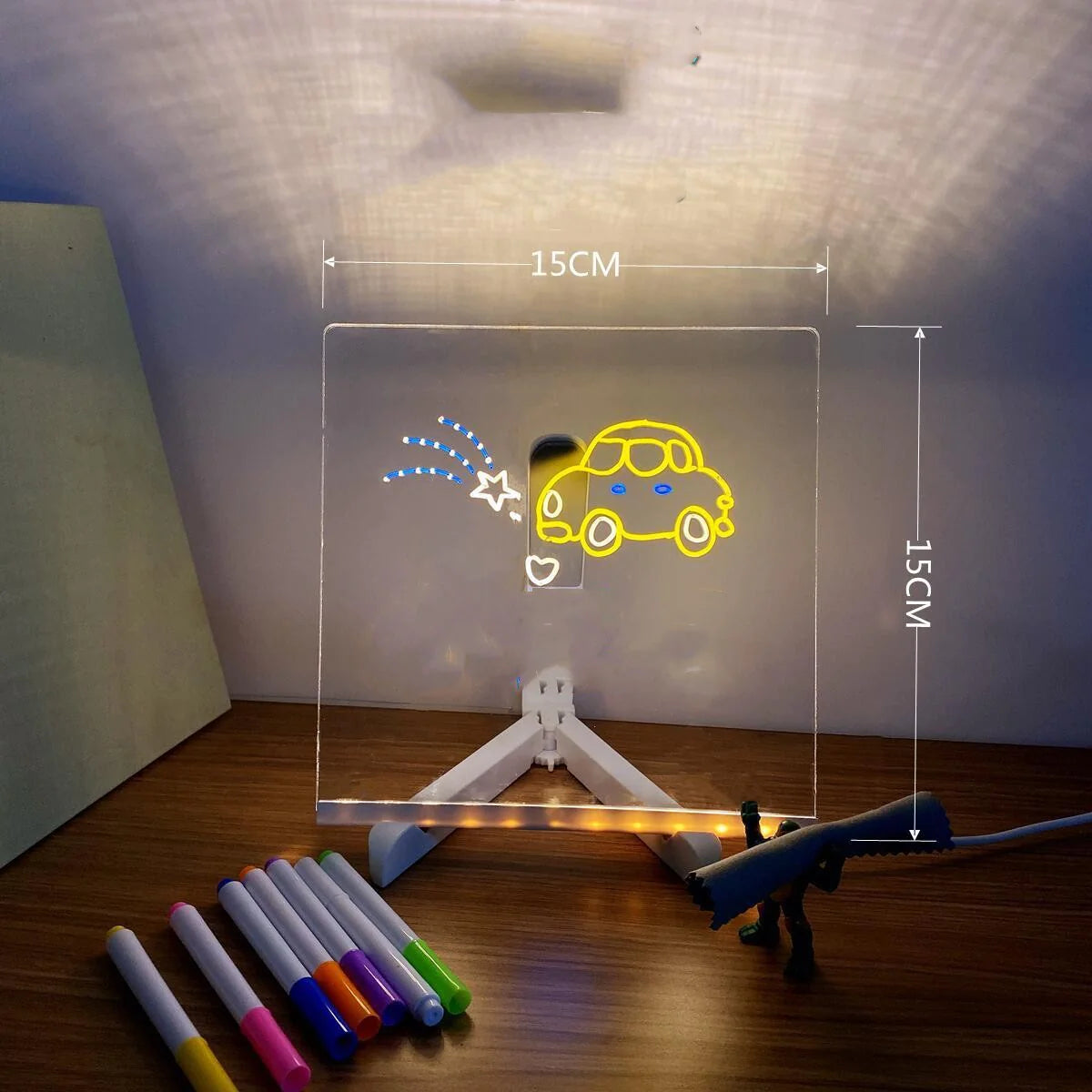 Acrylic LED Message Board Lamp WEM Support (www.WEM.support)