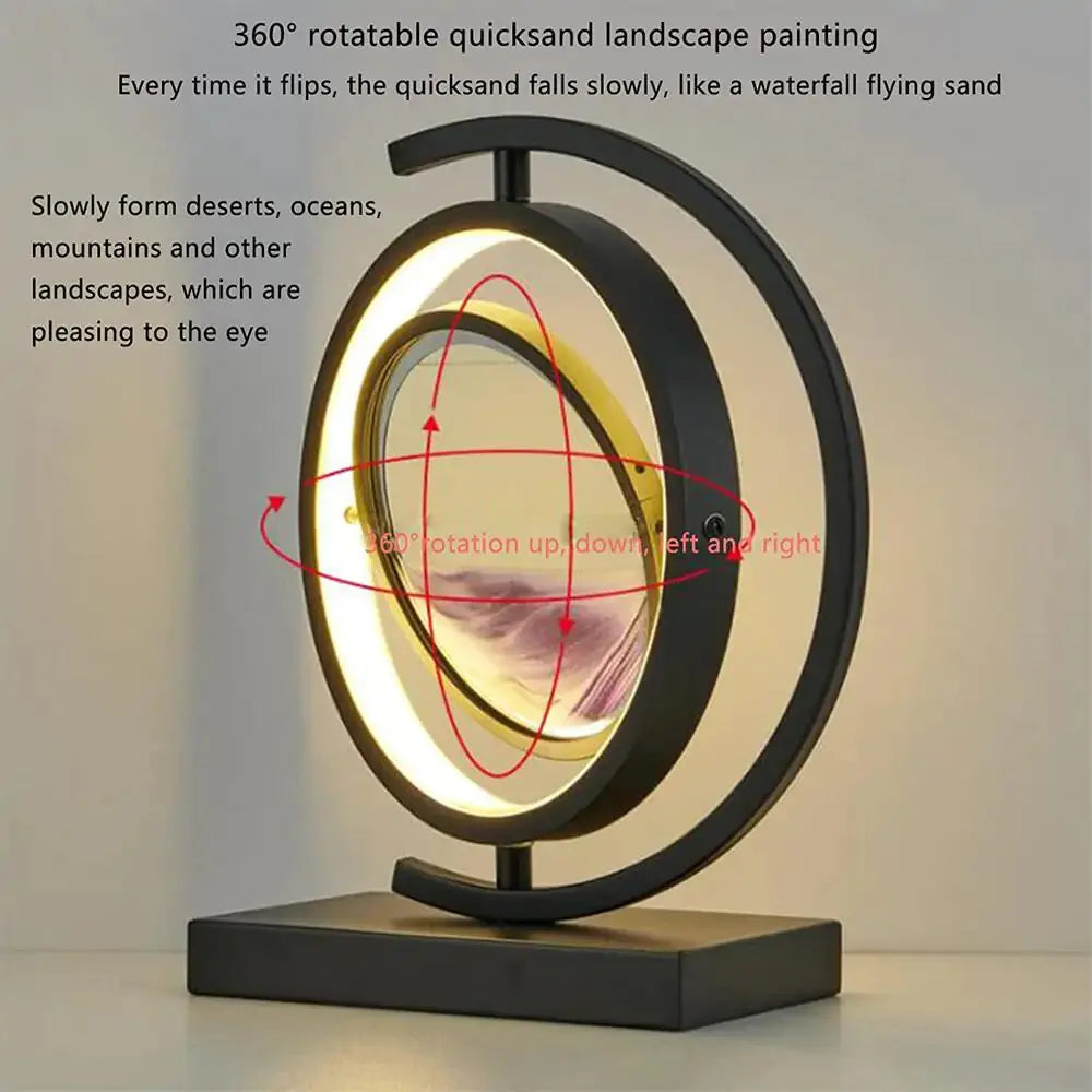 3D Quicksand Table Lamp this lamp is not only stylish but also durable. Perfect for adding a modern and artistic touch to your home or office decor My Store