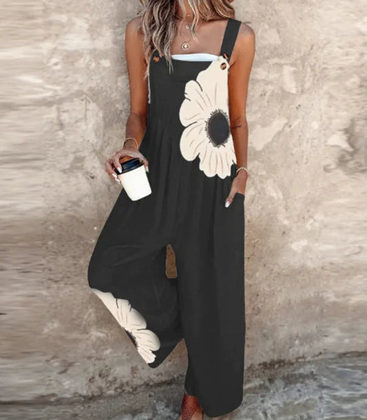 Summer New Women's Vintage Printed Jumpsuit HejK.com Marketplace LLC