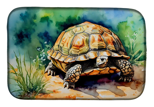 Turtles Tortoises Dish Drying Mat WEM Support (www.WEM.support)