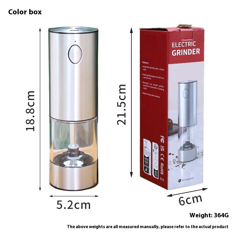 Stainless Steel Spice Grinder WEM Support (www.WEM.support)
