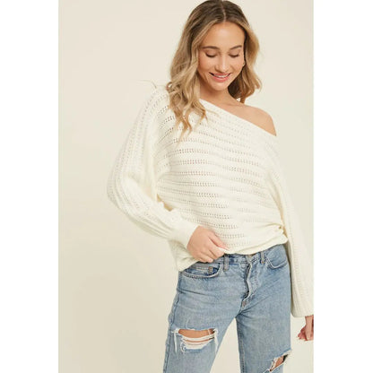 Textured Pullover Sweater WEM Support (www.WEM.support)