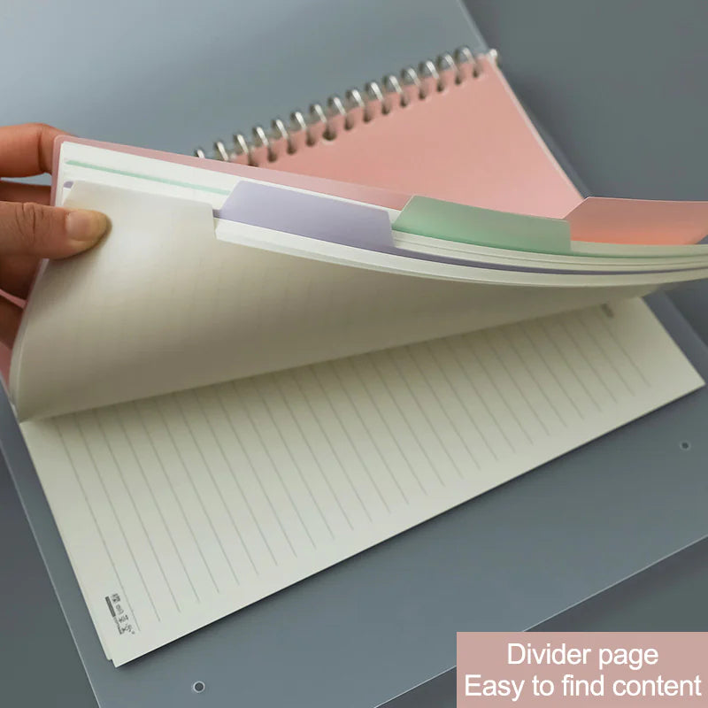 Transparent Binder Notebook WEM Support (www.WEM.support)