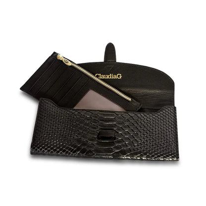 Wealthy Leather Wallet -Black WEM Support (www.WEM.support)