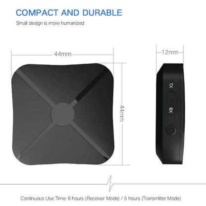 2in1 Bluetooth Transmitter Receiver Wireless Adapter TV Home Stereo A2DP Audio WEM Support (www.WEM.support)