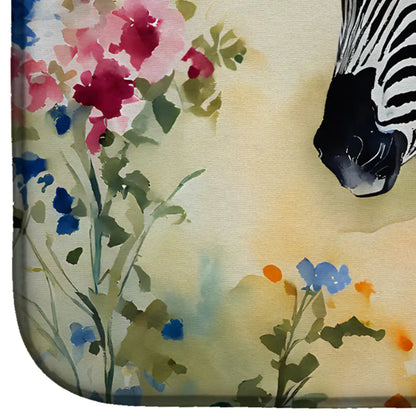 Zebra Dish Drying Mat WEM Support (www.WEM.support)