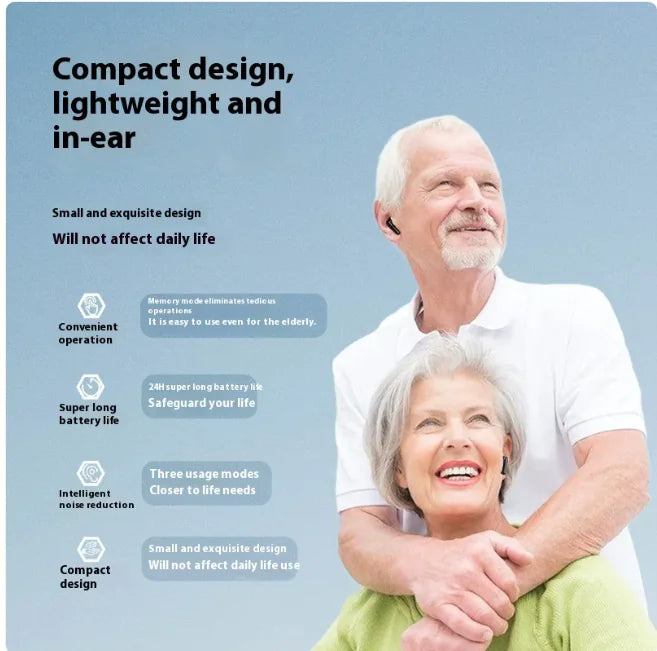 TWS Invisible Hearing Aid for Seniors WEM Support (www.WEM.support)