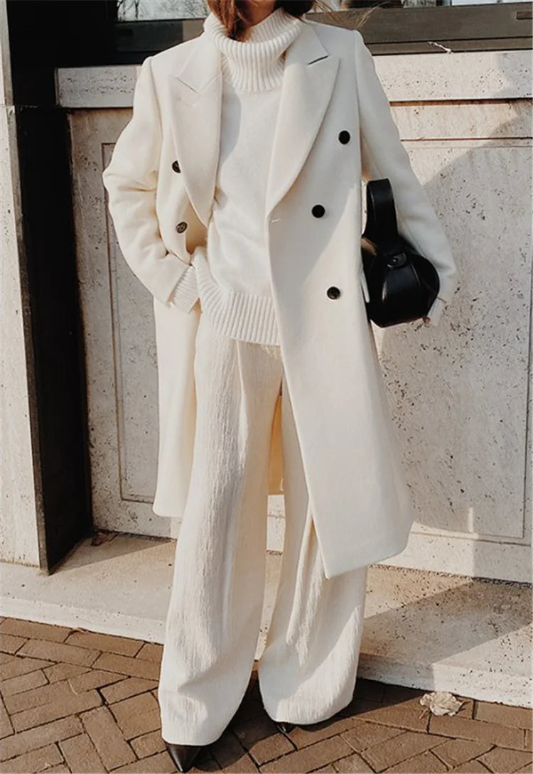 Two-Tone Wool Coat WEM Support (www.WEM.support)