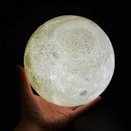 3D Printed Lunar Night Light WEM Support (www.WEM.support)