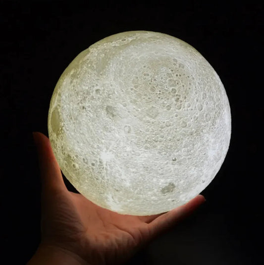 3D Printed Lunar Night Light WEM Support (www.WEM.support)