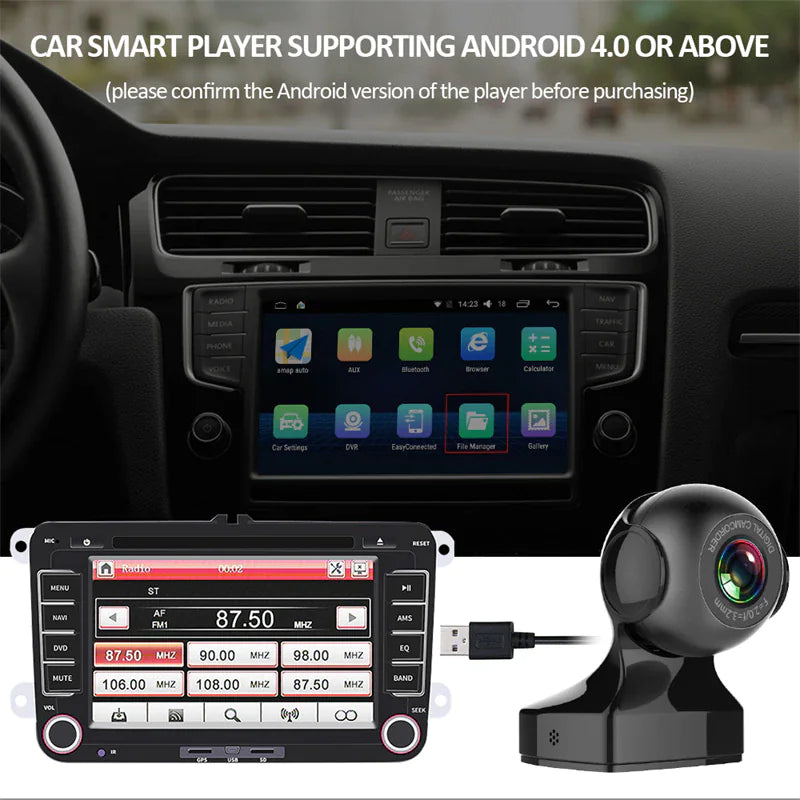 170° WiFi Dash Cam Recorder Car Camera HD 1080P Car DVR Vehicle Video G-Sensor WEM Support (www.WEM.support)
