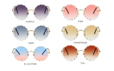 Vintage Round Sunglasses WEM Support (www.WEM.support)