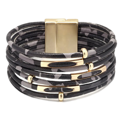 Trendy Leopard Leather Band