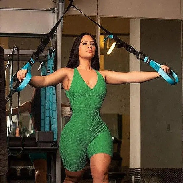 Ultra Flex Rückenfreier Strukturierter Bodysuit WEM Support (www.WEM.support)
