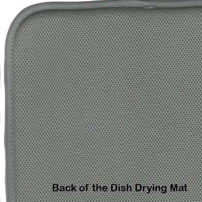 Zebra Dish Drying Mat WEM Support (www.WEM.support)