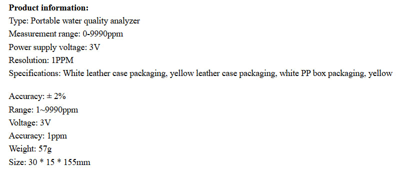 Water Quality Testing Pen