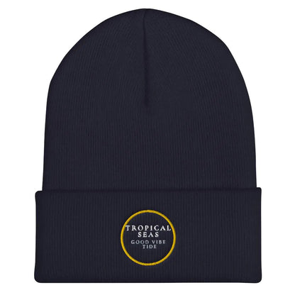 Tropical Seas Cuffed Beanie WEM Support (www.WEM.support)