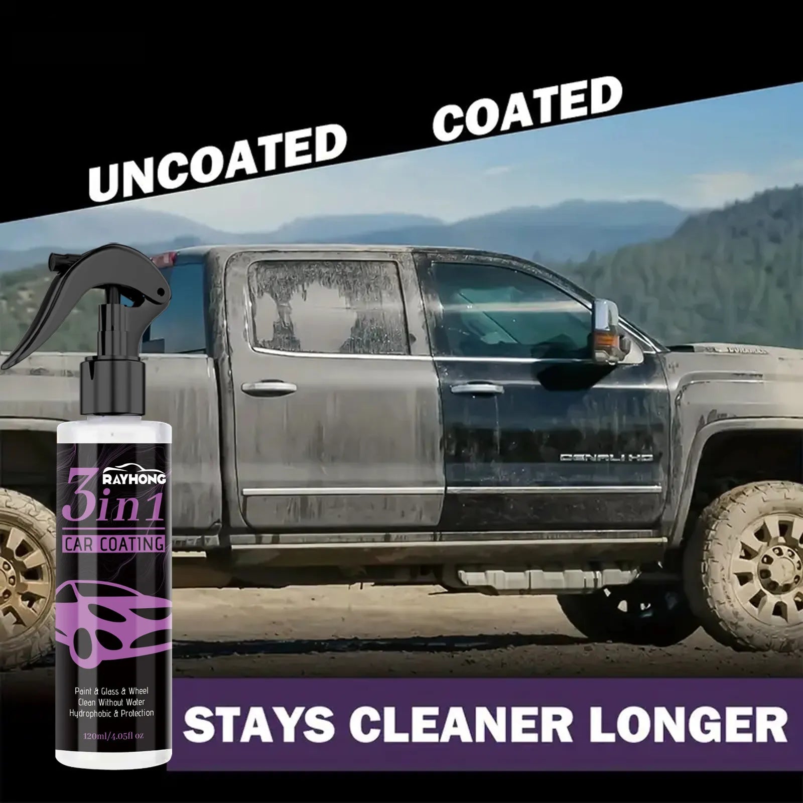 3-in-1 Car Coating Spray WEM Support (www.WEM.support)