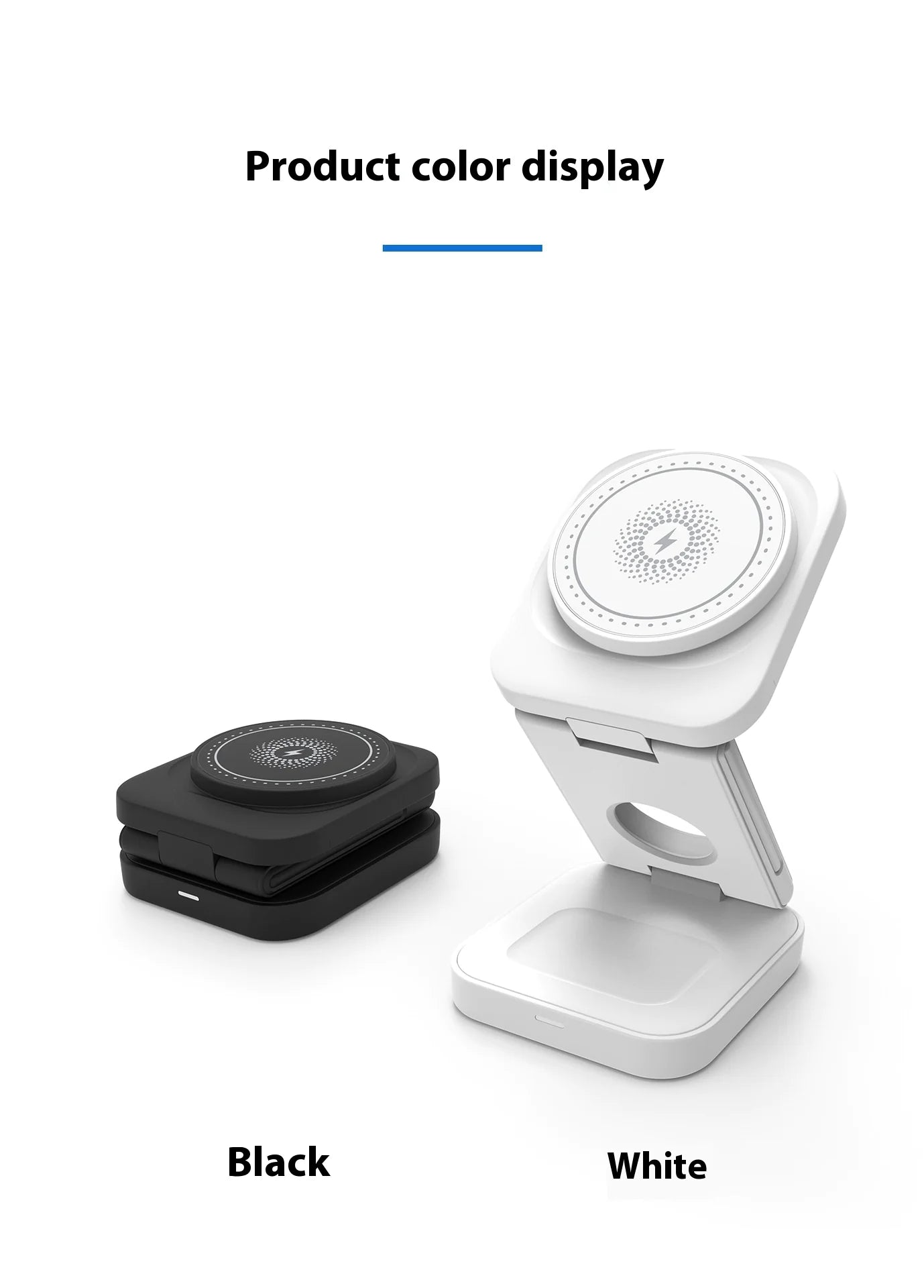 3 IN 1 FOLDABLE WIRELESS CHARGER WEM Support (www.WEM.support)
