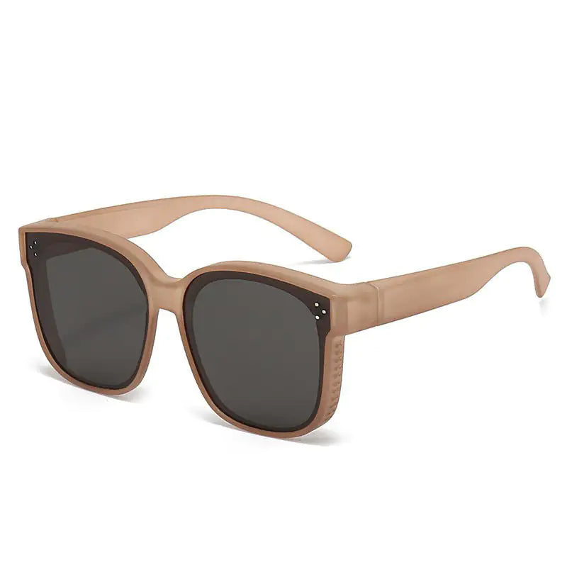 Summer Driving Sun Protection Polarized Light One Mirror Dual Use Anti Glare Trendy Sunglasses WEM Support (www.WEM.support)