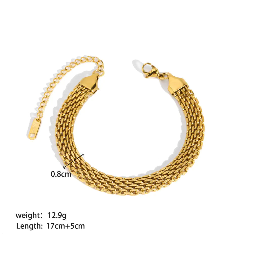 Stainless Steel Ornament Bracelet Female WEM Support (www.WEM.support)
