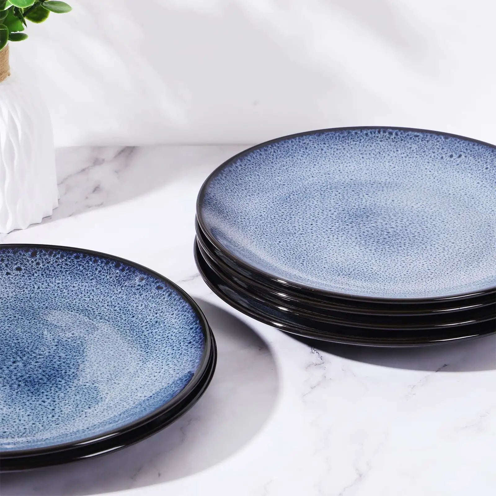 Steak Plate Creative Western Food Plate Vegetable Plate Set Of 6 For Cereal, Salad, Pasta, Soup, Dessert, Serving Dishwasher, Microwave And Oven WEM Support (www.WEM.support)