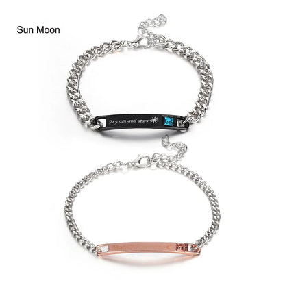 Trendy Lovely Couple Bracelets WEM Support (www.WEM.support)