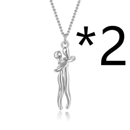 Affectionate Hug Pendant Necklace HejK.com