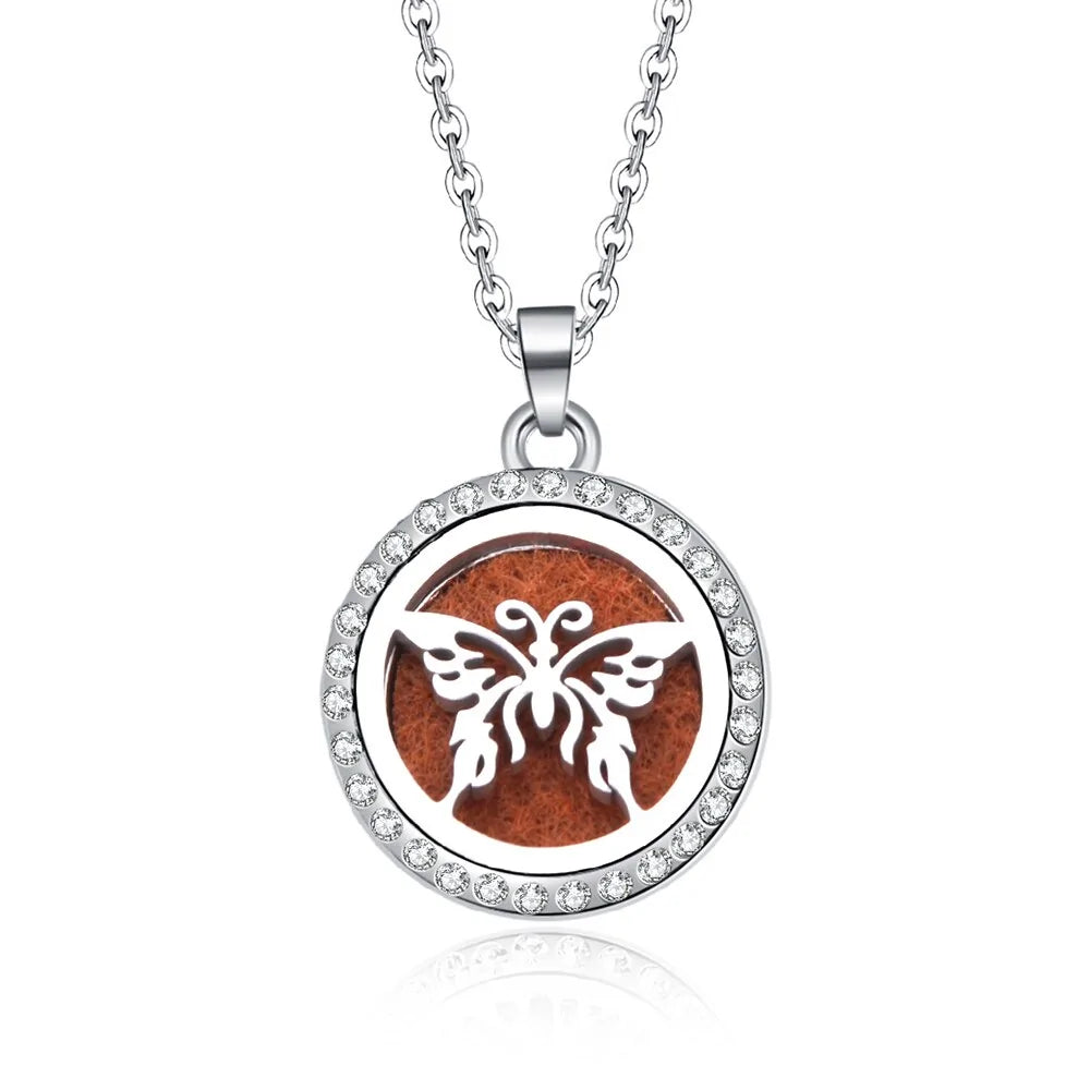 10 Styles Aroma Oil Diffuser Perfume Necklace WEM Support (www.WEM.support)