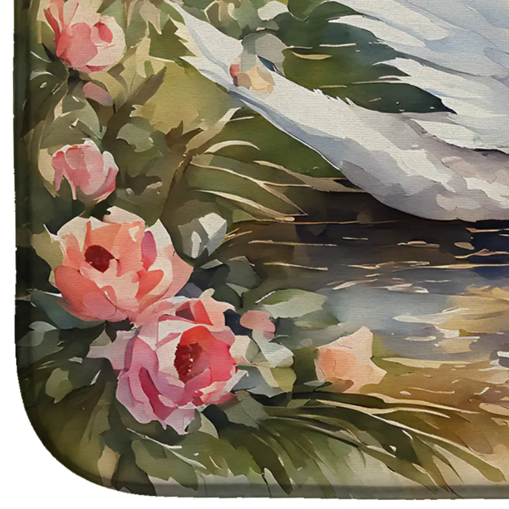 Swan Dish Drying Mat WEM Support (www.WEM.support)