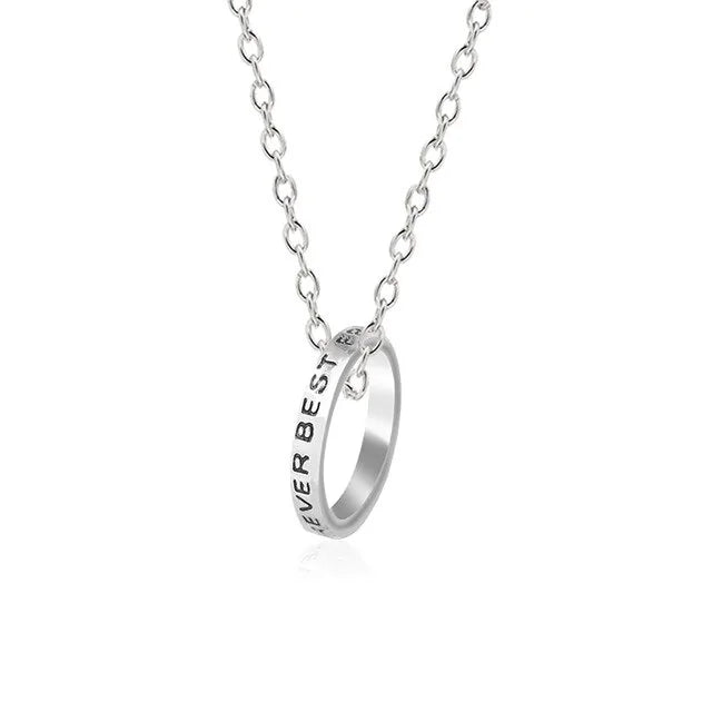 Star Moon Best Friend Pendant Necklace Set WEM Support (www.WEM.support)