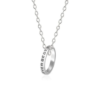 Star Moon Best Friend Pendant Necklace Set WEM Support (www.WEM.support)