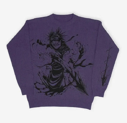 Vintage Wool Punk Style Sweater HejK.com
