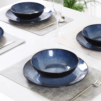 Steak Plate Creative Western Food Plate Vegetable Plate Set Of 6 For Cereal, Salad, Pasta, Soup, Dessert, Serving Dishwasher, Microwave And Oven WEM Support (www.WEM.support)