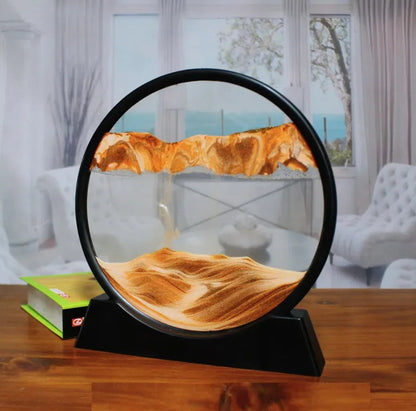 3D Quicksand Hourglass Art HejK.com