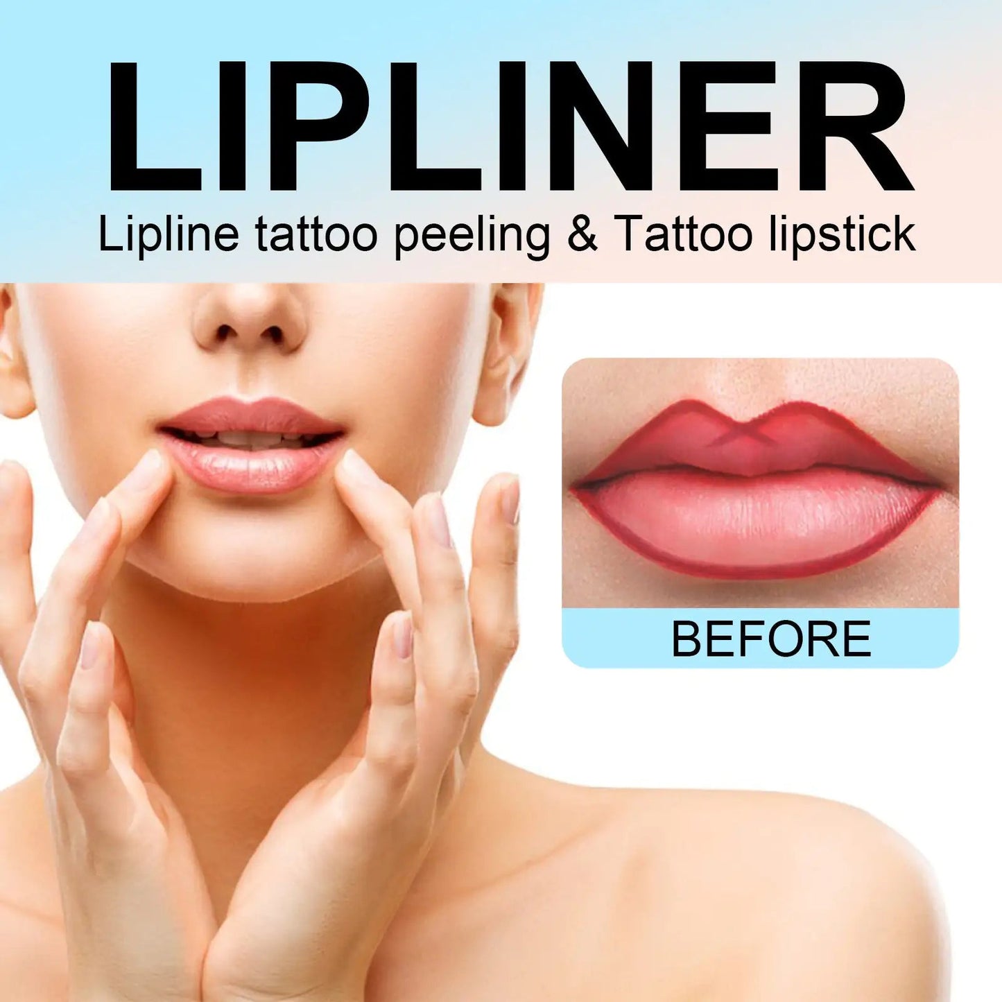 Stripping Lip Liner Outline Waterproof WEM Support (www.WEM.support)