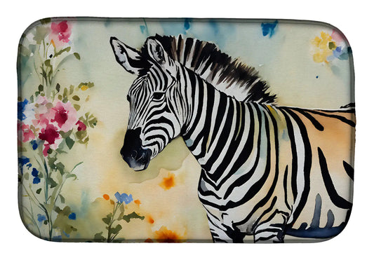 Zebra Dish Drying Mat WEM Support (www.WEM.support)