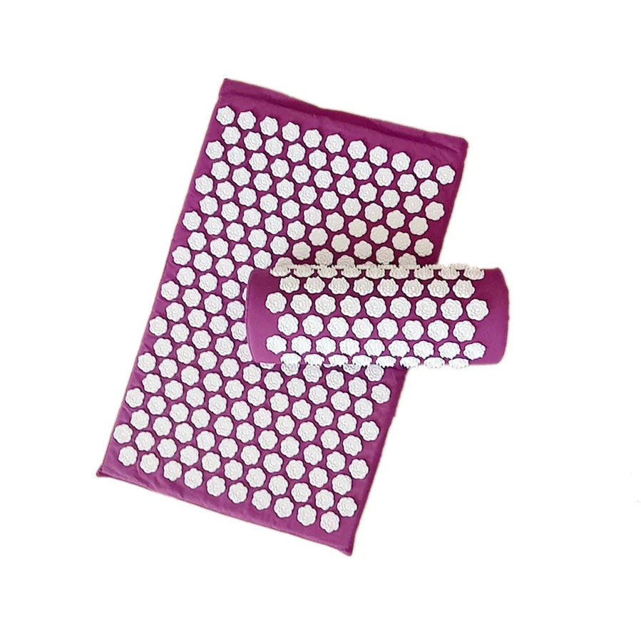 Acupressure Mat & Pillow Set WEM Support (www.WEM.support)