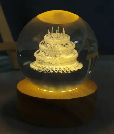 USB Crystal Ball Night Light