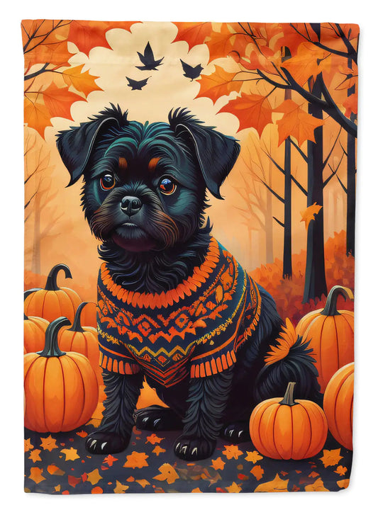Affenpinscher Fall House Flag WEM Support (www.WEM.support)