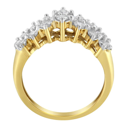 10K Yellow Gold Round Diamond Ring (1 cttw, J-K Color, I1-I2 Clarity) WEM Support (www.WEM.support)