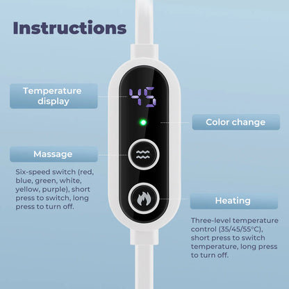 3-Level Hot Compress Electric Steam Eye Mask