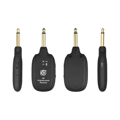 UHF Guitar Wireless System Transmitter+Receiver Built In Rechargeable Battery WEM Support (www.WEM.support)
